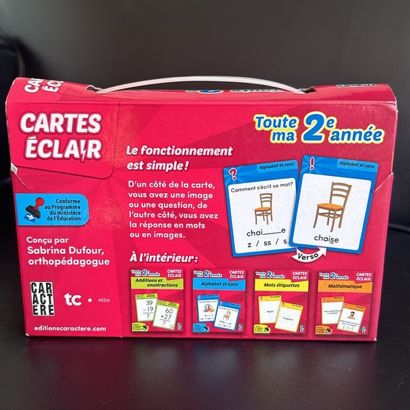 French Grade 2 flash cards. - Picture 2 of 8